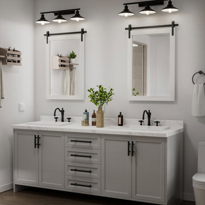 Miroirs muraux modernes, miroir rectangulaire avec cadre en bois, miroir de salle de bain, miroir de grange, miroir de porte de grange avec plusieurs tailles