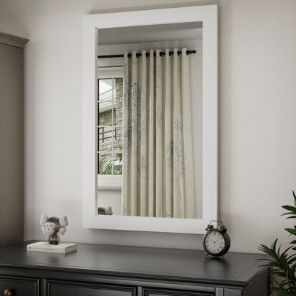 Miroirs muraux modernes, miroir rectangulaire avec cadre en bois, miroir de salle de bain, miroir de grange, miroir de porte de grange avec plusieurs tailles