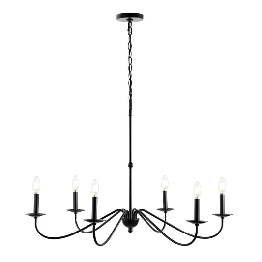 Lustre LED en fer à 6 lumières, 34,75 $, par JONATHAN Y