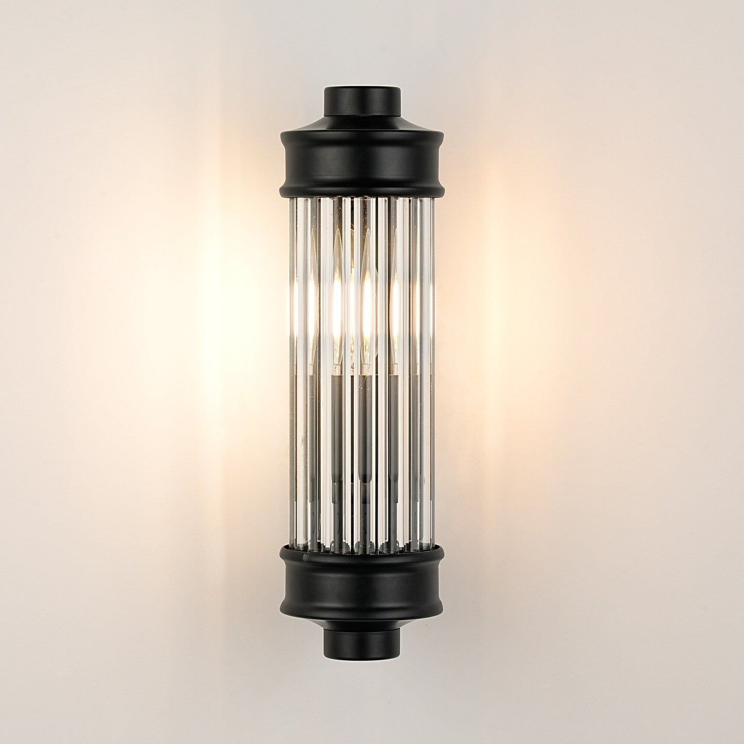 Applique murale postmoderne nordique, applique murale européenne en cristal de verre vintage simple