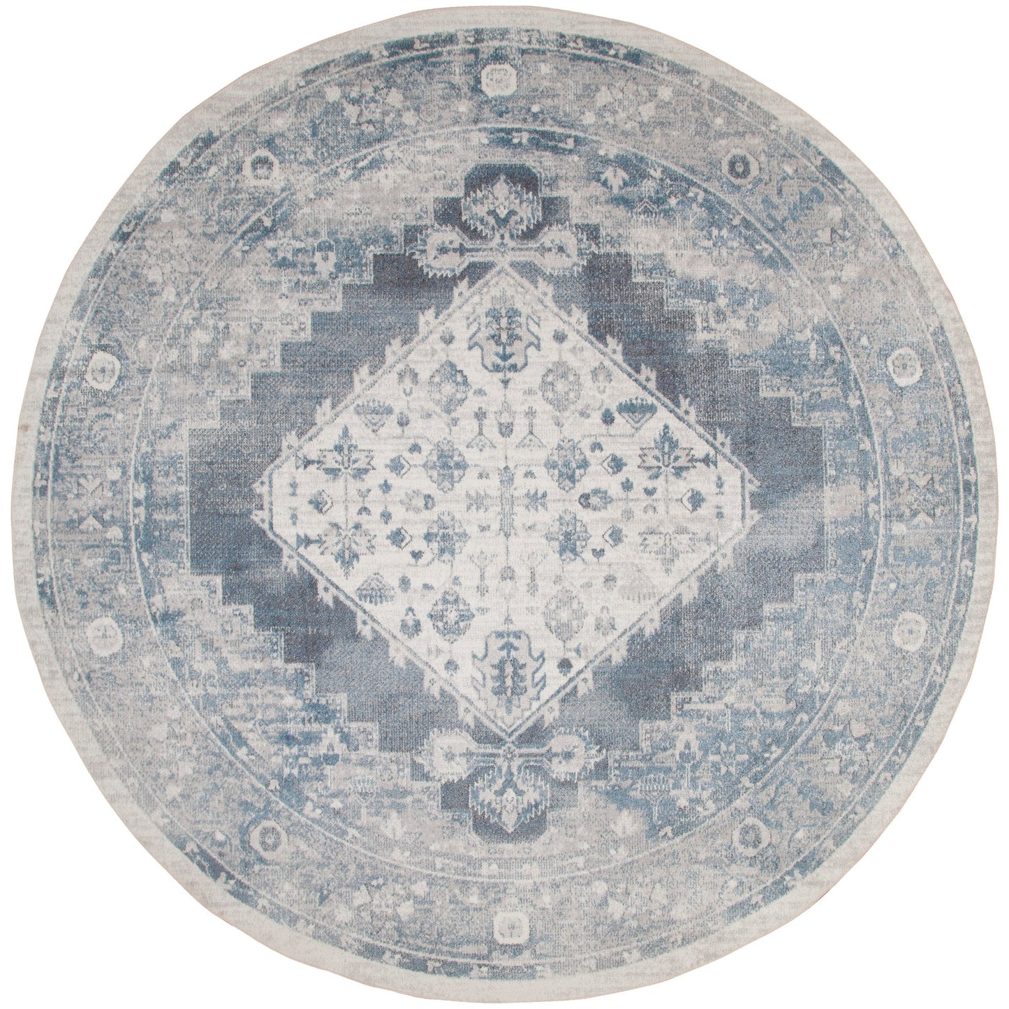 Tapis persan vieilli Nourison Abby lavable en machine pour l'intérieur uniquement