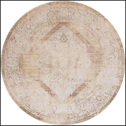 Tapis persan vieilli Nourison Abby lavable en machine pour l'intérieur uniquement