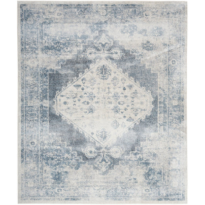 Tapis persan vieilli Nourison Abby lavable en machine pour l'intérieur uniquement
