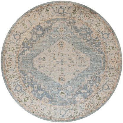 Tapis persan vieilli Nourison Abby lavable en machine pour l'intérieur uniquement