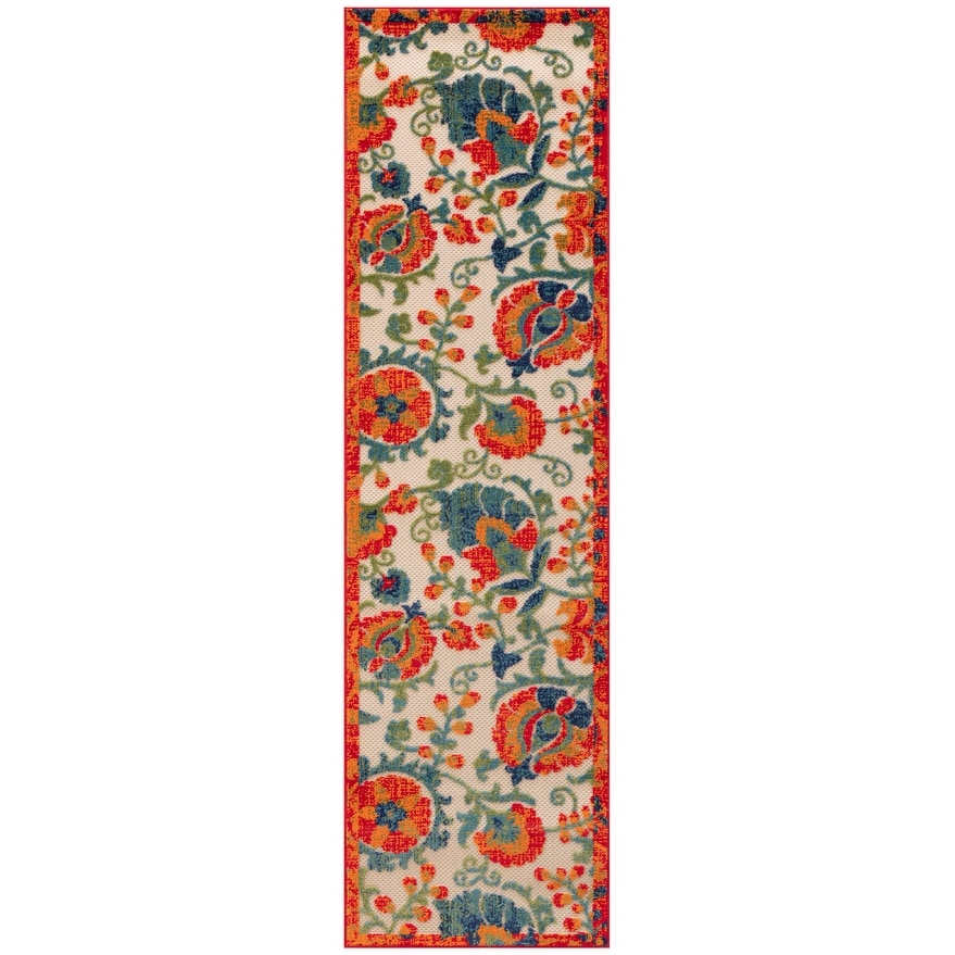 Tapis floral d'intérieur/extérieur Nourison Alice