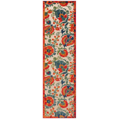 Tapis floral d'intérieur/extérieur Nourison Alice