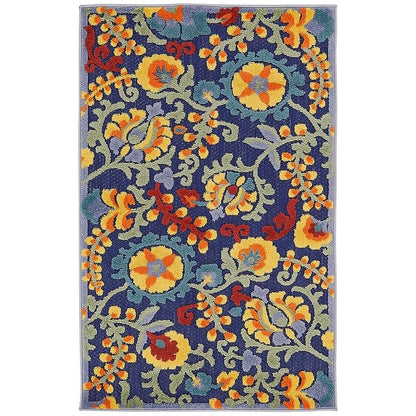 Tapis floral d'intérieur/extérieur Nourison Alice