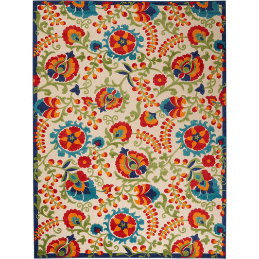 Tapis floral d'intérieur/extérieur Nourison Alice