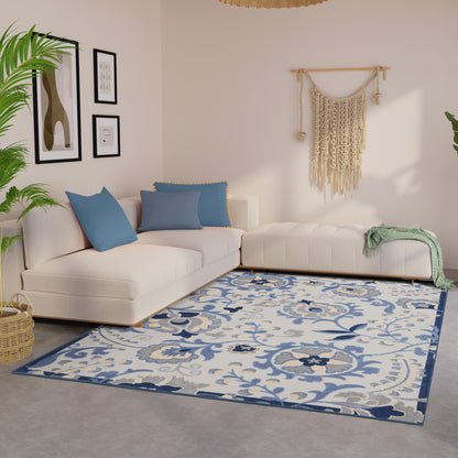 Tapis floral d'intérieur/extérieur Nourison Alice