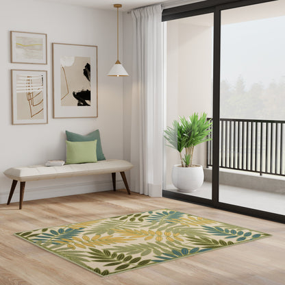 Tapis floral d'intérieur/extérieur Nourison Alice