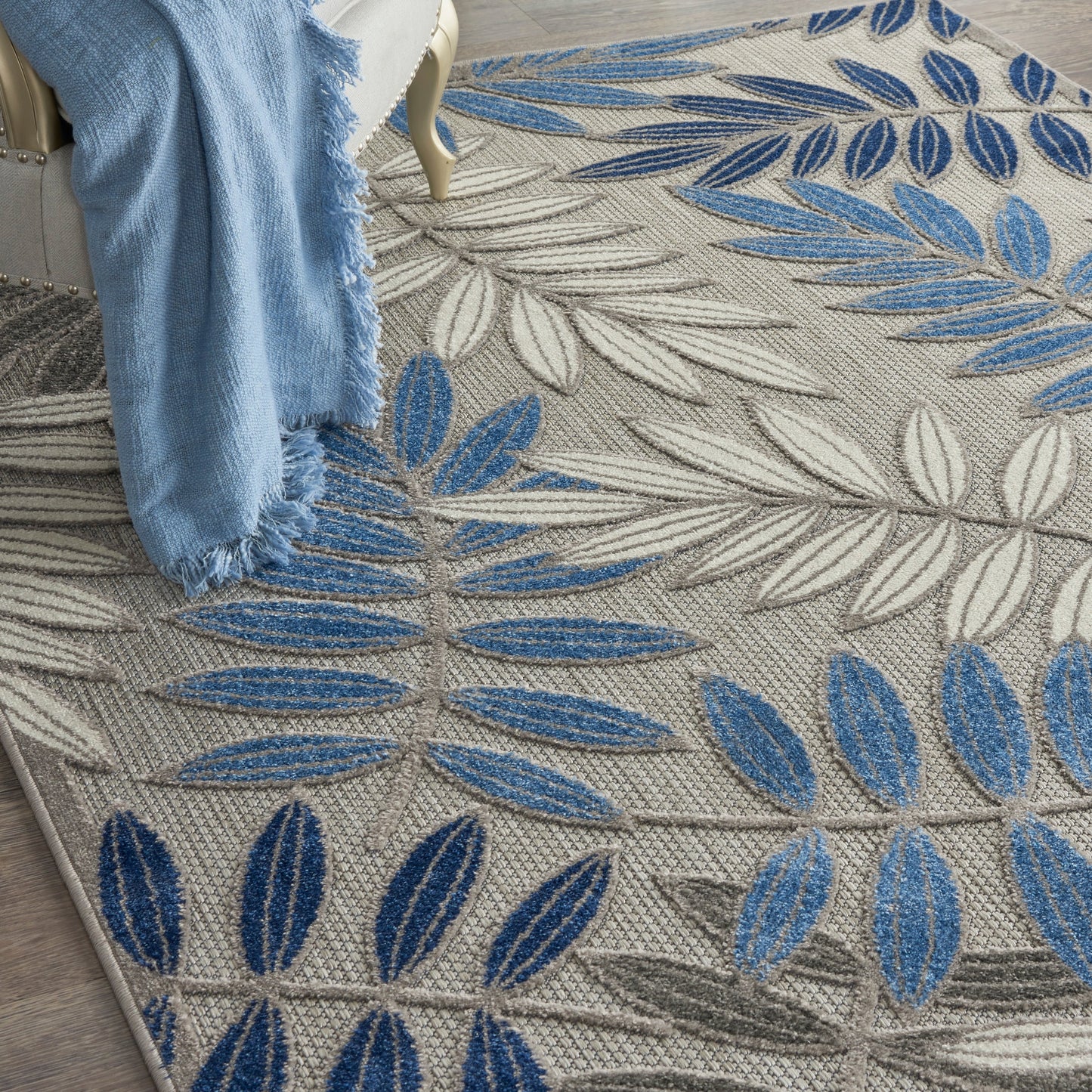 Tapis floral d'intérieur/extérieur Nourison Alice