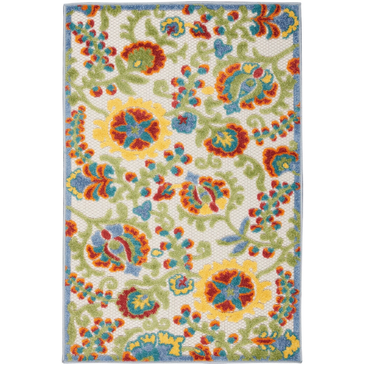 Tapis floral d'intérieur/extérieur Nourison Alice