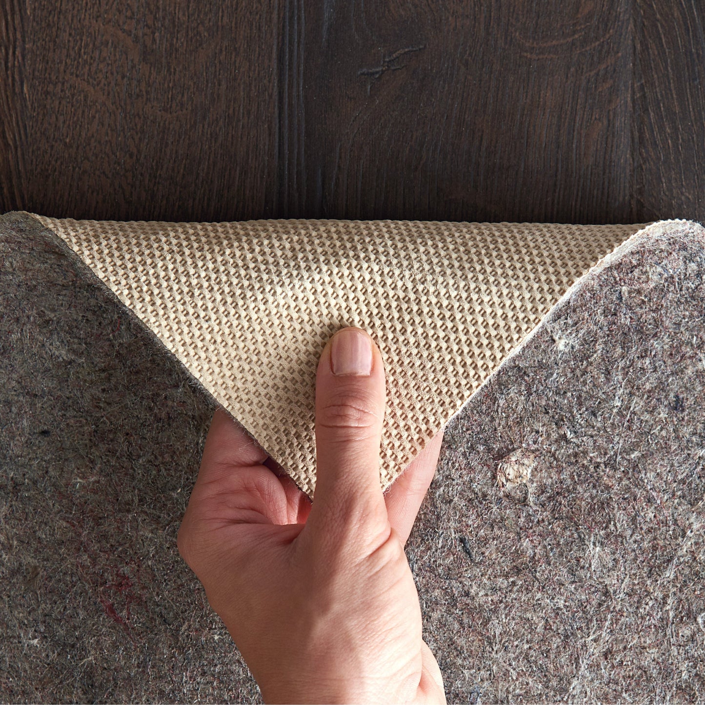 Sous-tapis d'intérieur/extérieur Nourison Anchor - Tan