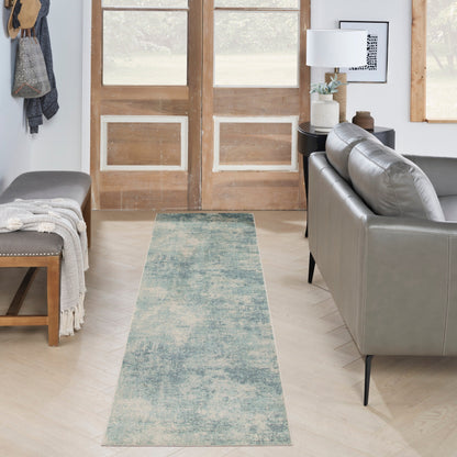 Tapis abstrait lavable en machine Nourison Astra