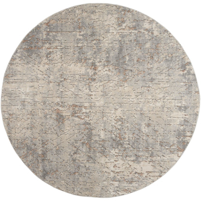 Tapis Nourison Concerto à effet vieilli abstrait beige et gris