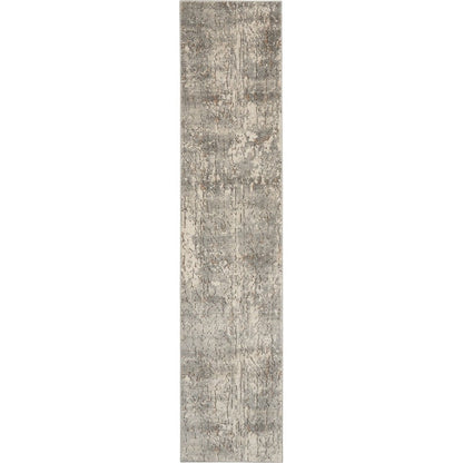 Tapis Nourison Concerto à effet vieilli abstrait beige et gris