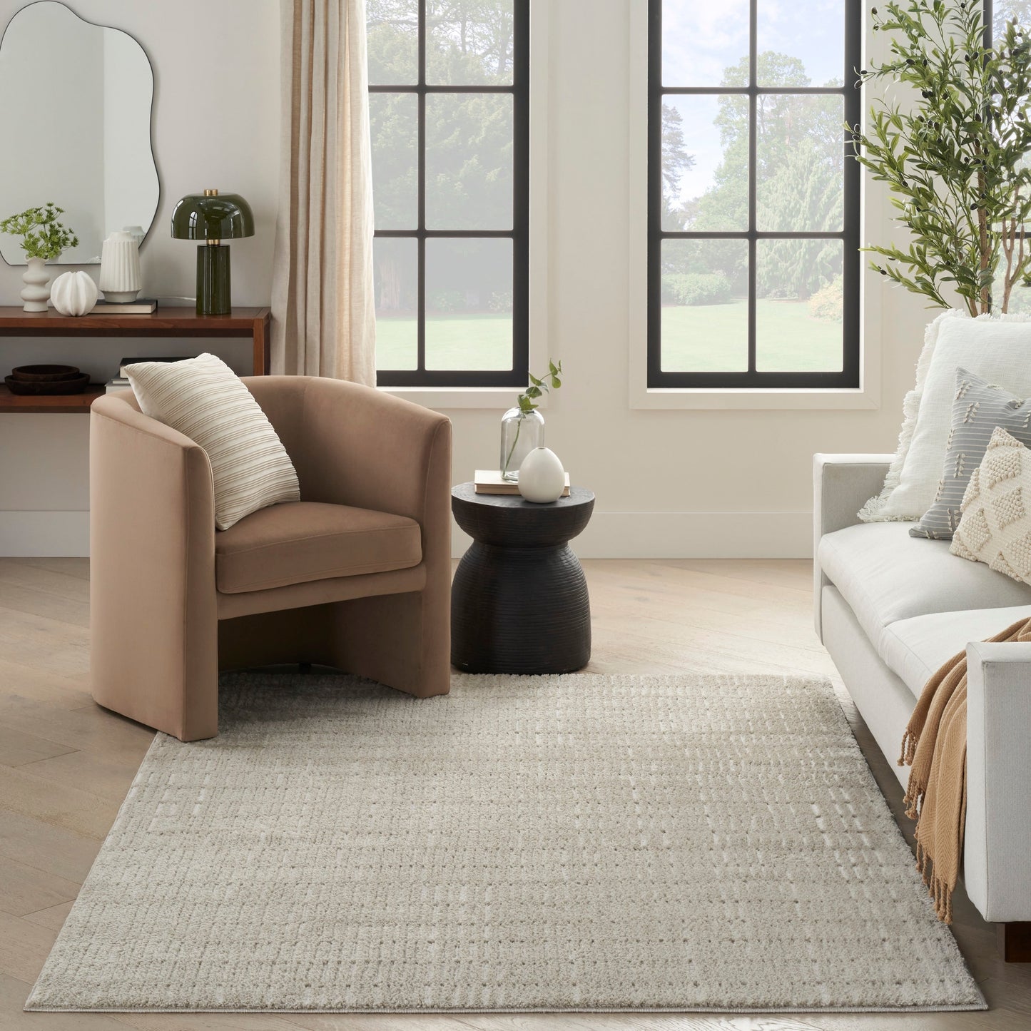 Tapis d'intérieur abstrait moderne et confortable Nourison