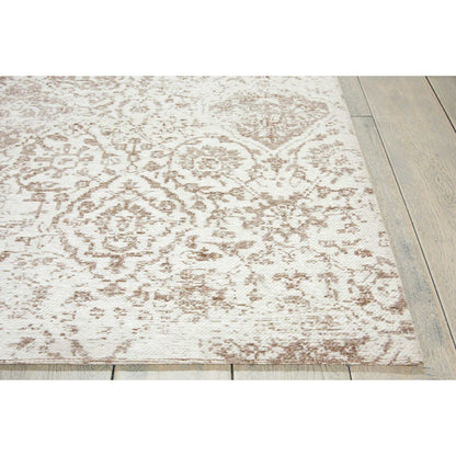 Tapis contemporain Nourison Damask vieilli