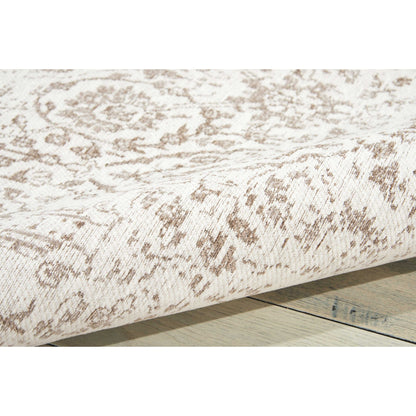 Tapis contemporain Nourison Damask vieilli