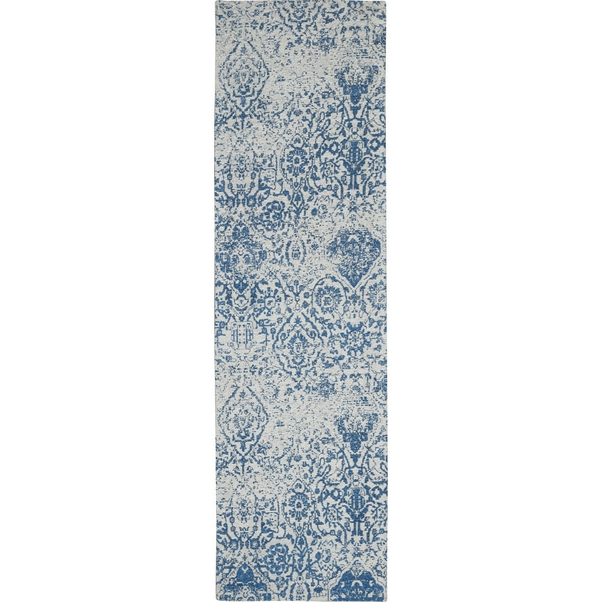 Tapis contemporain Nourison Damask vieilli