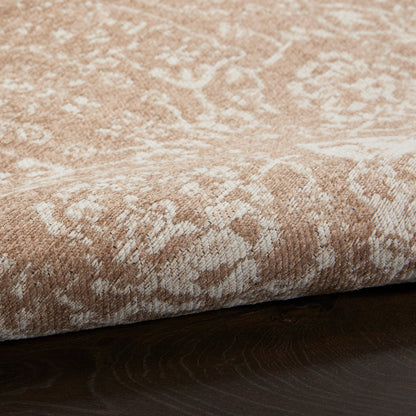 Tapis contemporain Nourison Damask vieilli