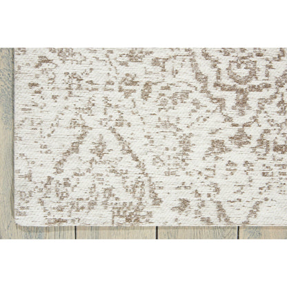 Tapis contemporain Nourison Damask vieilli