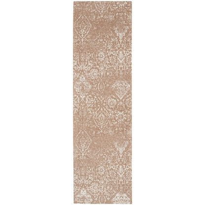 Tapis contemporain Nourison Damask vieilli