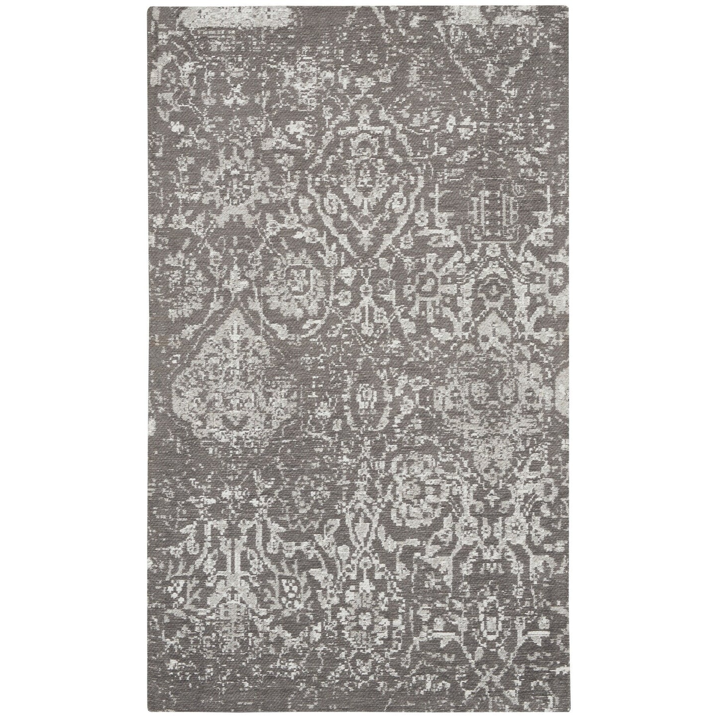 Tapis contemporain Nourison Damask vieilli