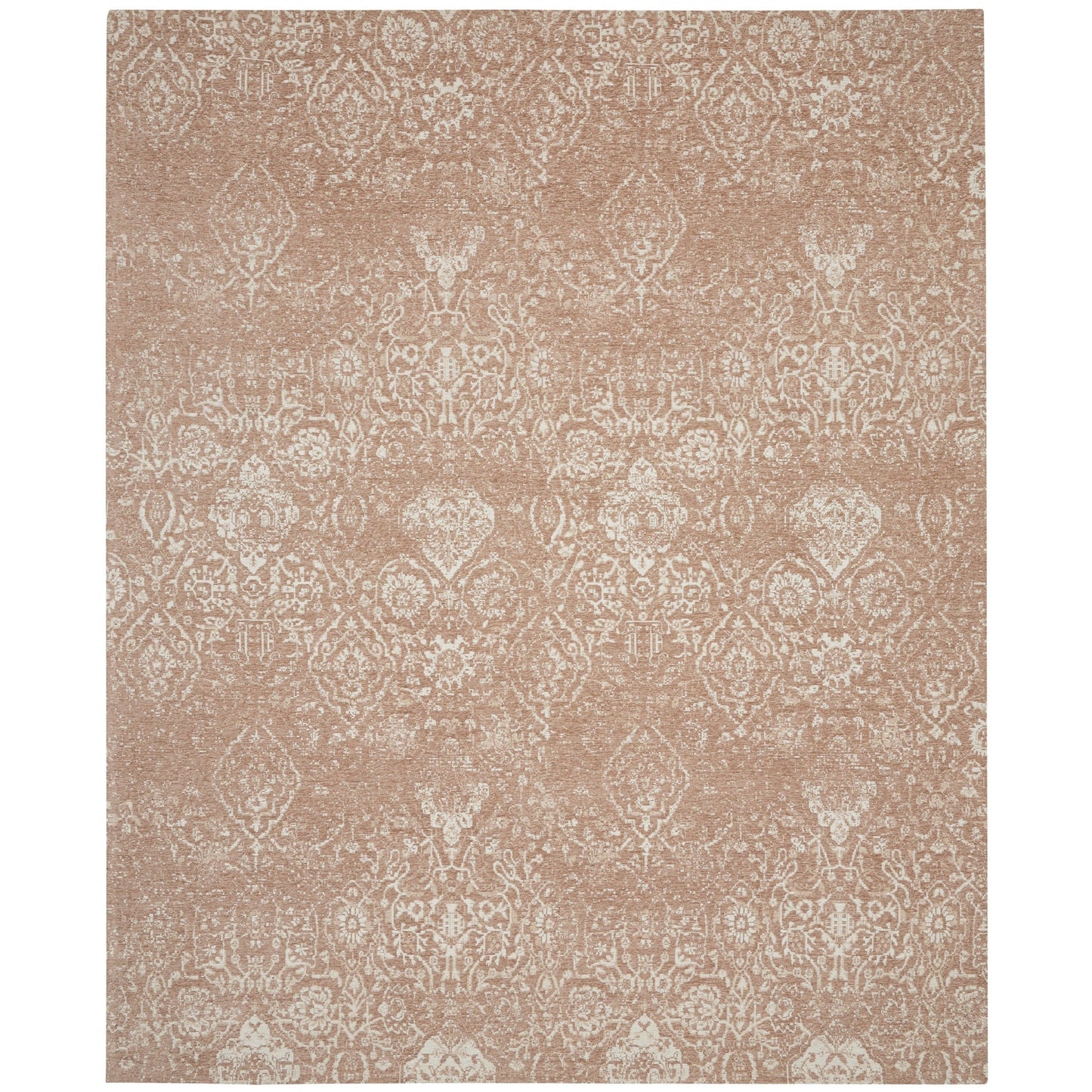 Tapis contemporain Nourison Damask vieilli