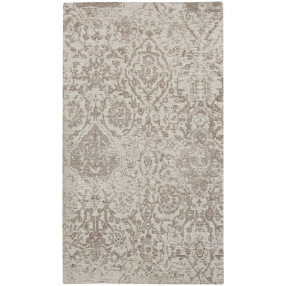 Tapis contemporain Nourison Damask vieilli