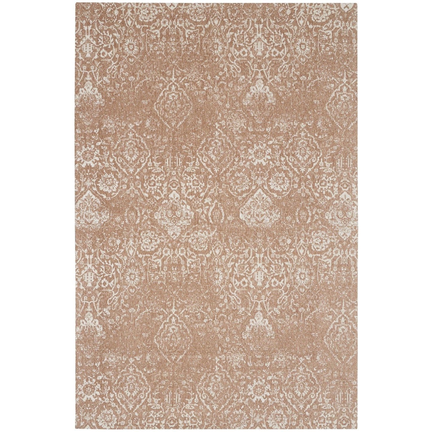 Tapis contemporain Nourison Damask vieilli