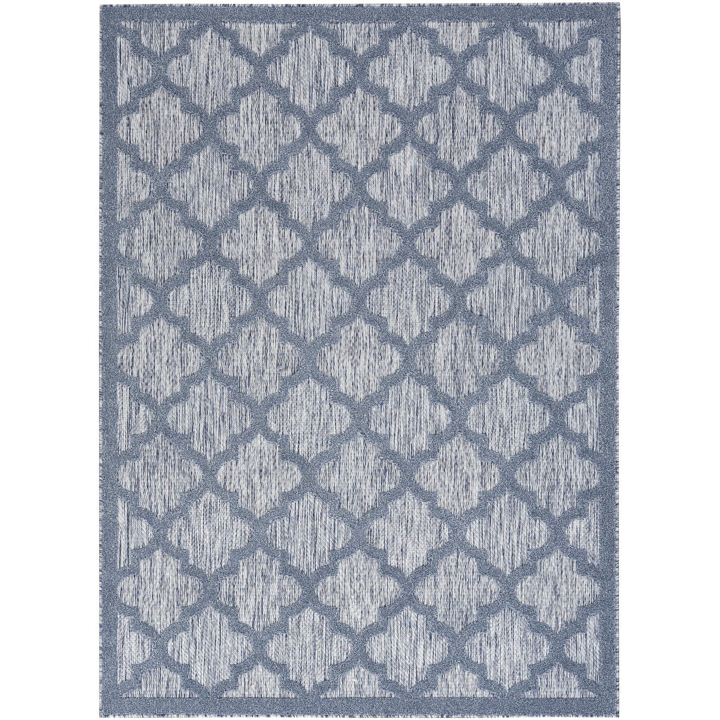 Tapis marocain en treillis Nourison, facile d'entretien, pour intérieur et extérieur