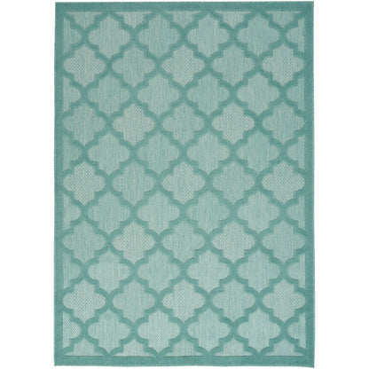 Tapis marocain en treillis Nourison, facile d'entretien, pour intérieur et extérieur