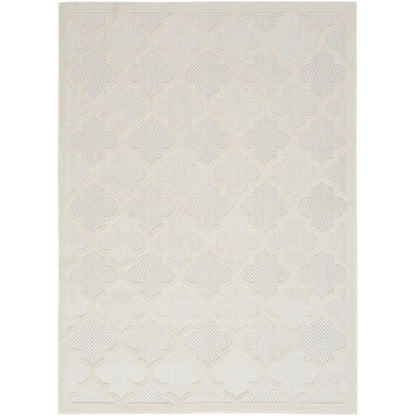 Tapis marocain en treillis Nourison, facile d'entretien, pour intérieur et extérieur