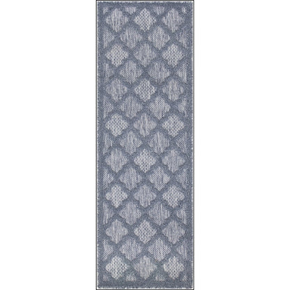 Tapis marocain en treillis Nourison, facile d'entretien, pour intérieur et extérieur