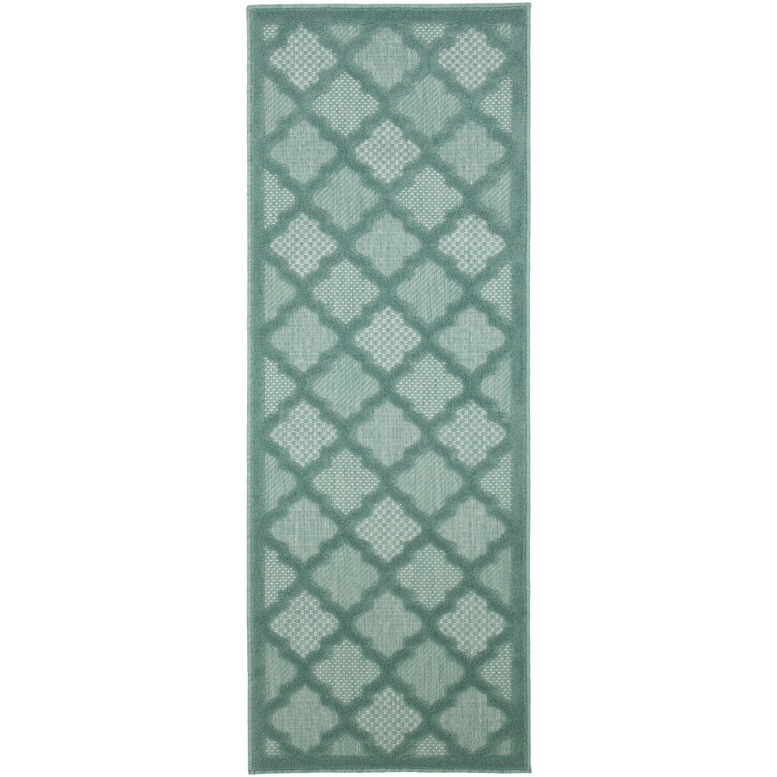 Tapis marocain en treillis Nourison, facile d'entretien, pour intérieur et extérieur