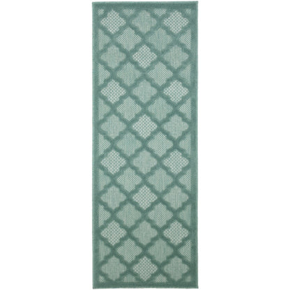 Tapis marocain en treillis Nourison, facile d'entretien, pour intérieur et extérieur