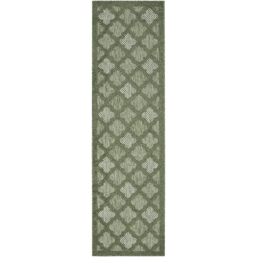 Tapis marocain en treillis Nourison, facile d'entretien, pour intérieur et extérieur