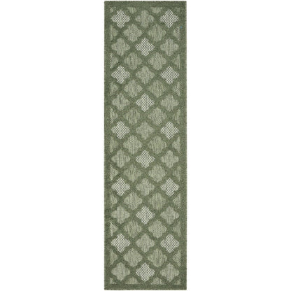 Tapis marocain en treillis Nourison, facile d'entretien, pour intérieur et extérieur