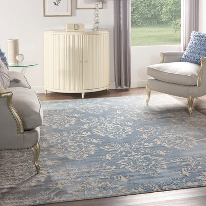 Tapis Nourison Elation à motif damassé de style campagne française