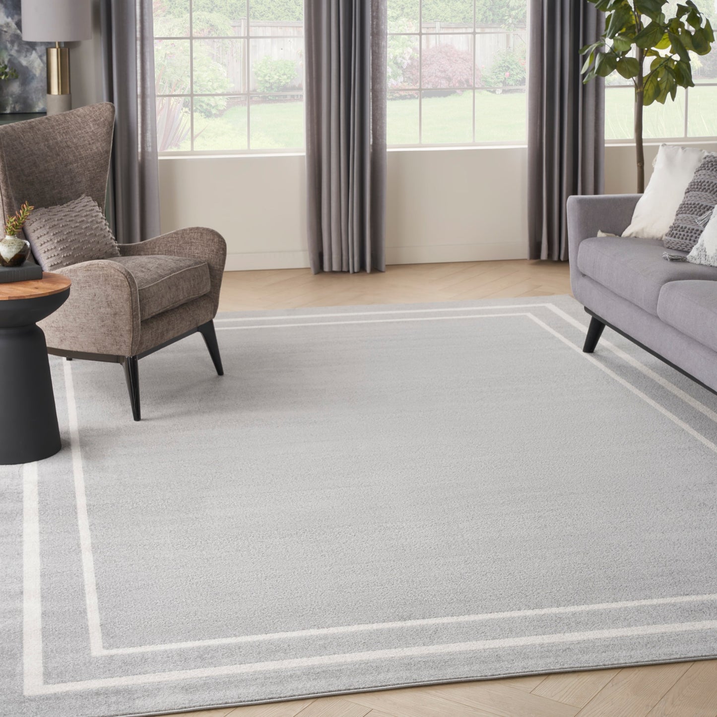 Tapis uni d'intérieur/extérieur Nourison Essentials