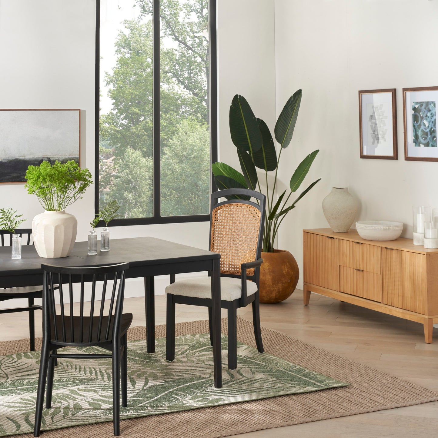 Tapis d'intérieur/extérieur nature Nourison Garden Oasis