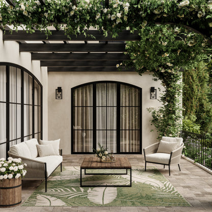 Tapis d'intérieur/extérieur nature Nourison Garden Oasis