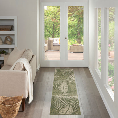 Tapis d'intérieur/extérieur nature Nourison Garden Oasis