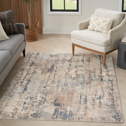 Tapis abstrait d'intérieur Nourison Quarry