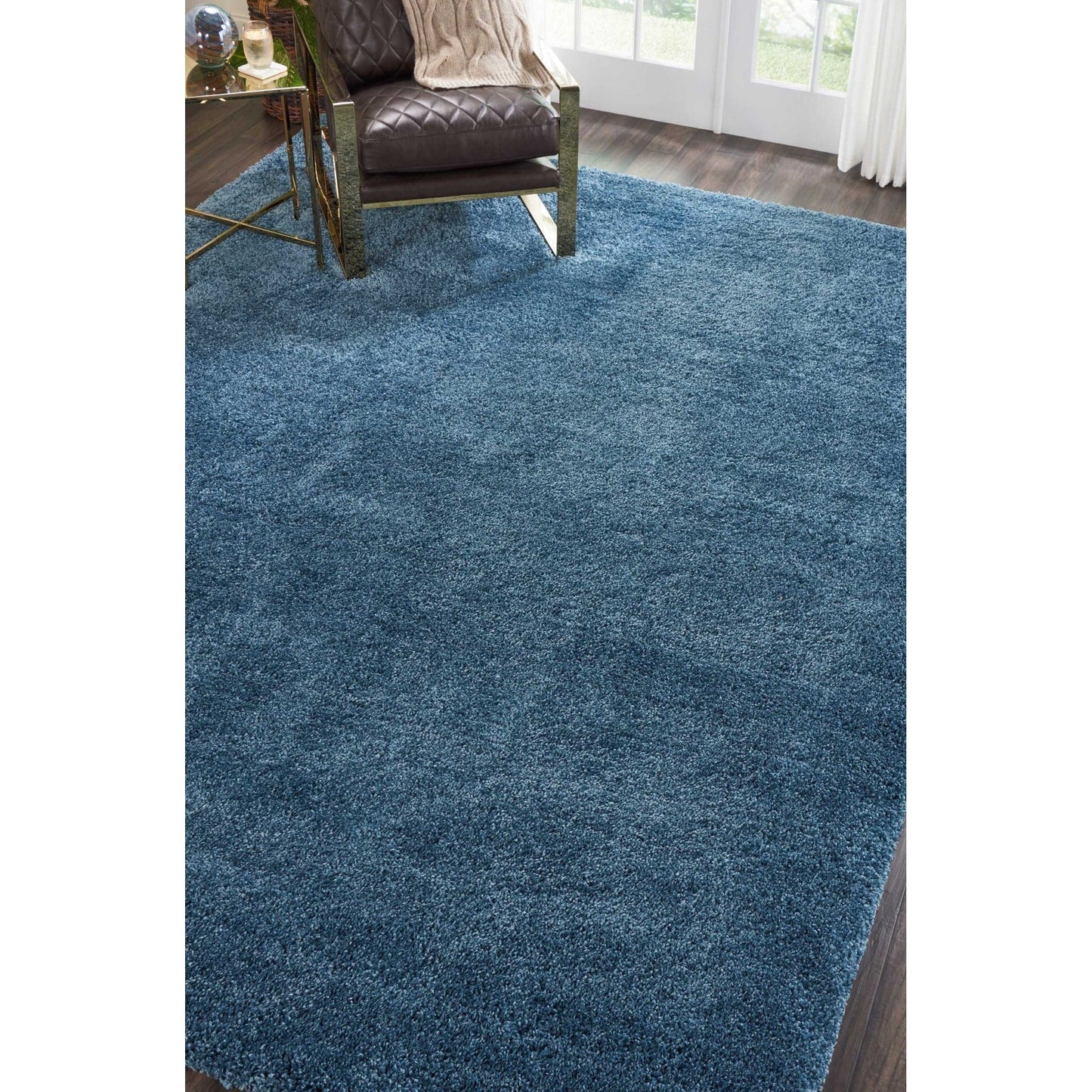 Tapis moderne en peluche solide Nourison Malibu Shag