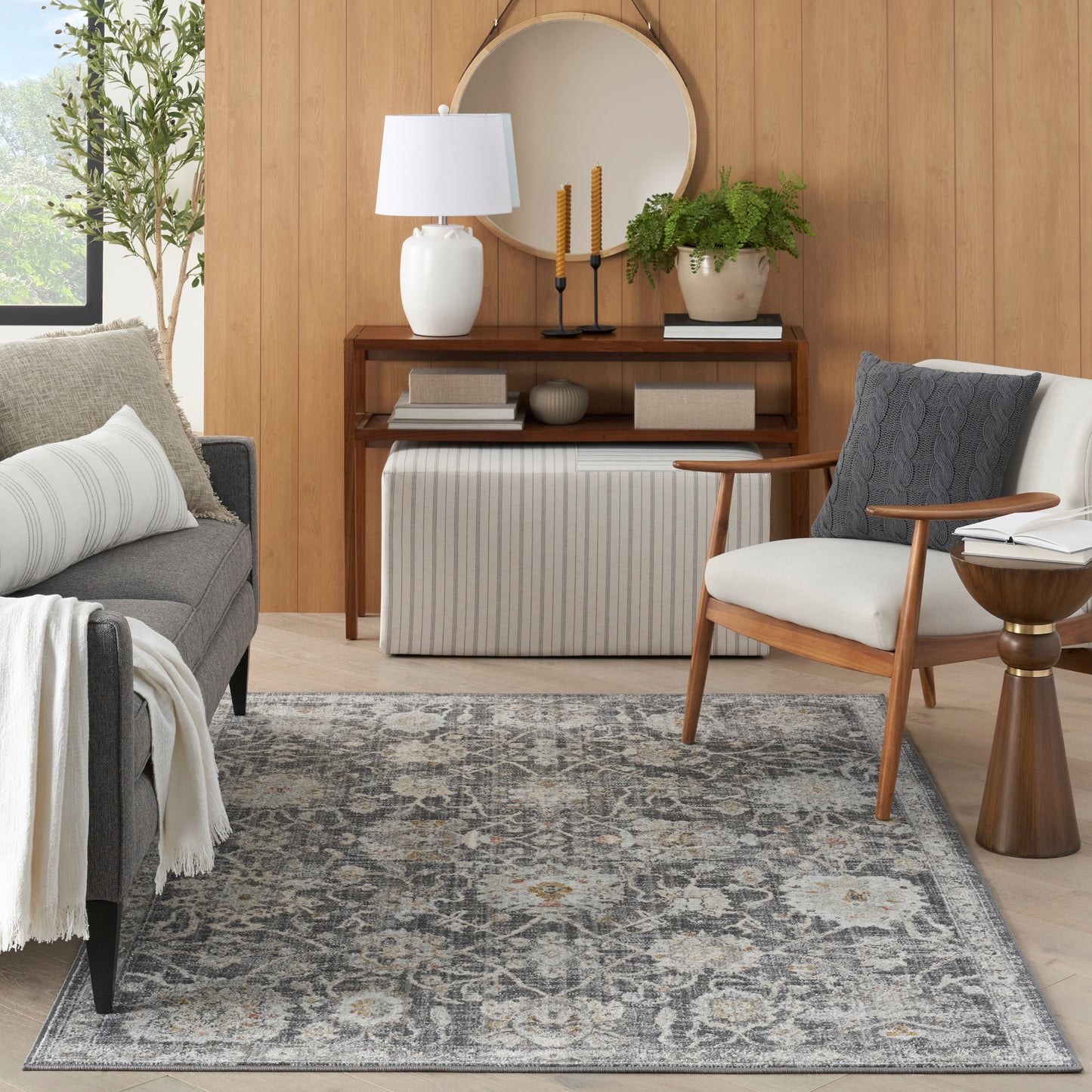 Tapis d'intérieur persan Nourison Oushak Home