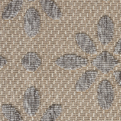 Tapis d'intérieur et d'extérieur géométrique moderne à motif floral et haut-bas Nourison Palamos