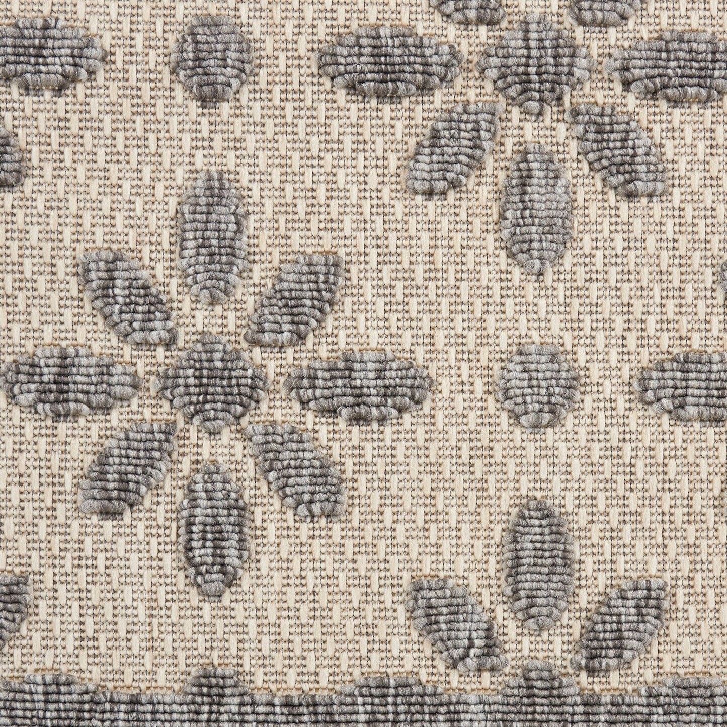 Tapis d'intérieur et d'extérieur géométrique moderne à motif floral et haut-bas Nourison Palamos