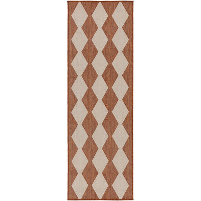 Tapis géométrique d'intérieur/extérieur Nourison Positano